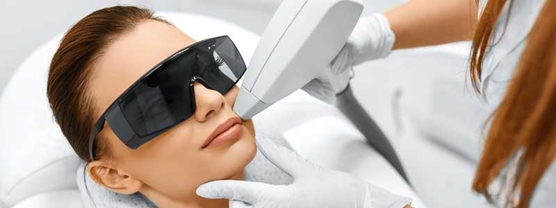 Haarentfernung mit Dioden-Laser